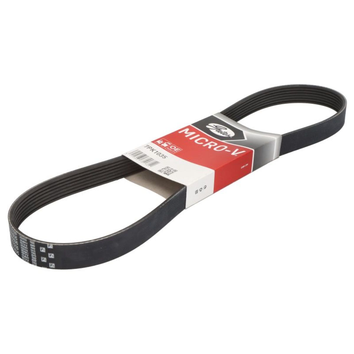 Nero Cinghia Poly-V Gates 7Pk1035