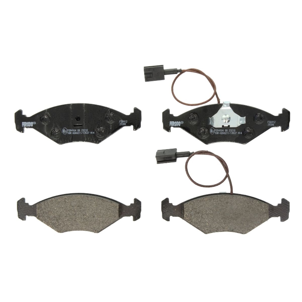 Bremsbelagsatz FERODO FDB912, Vorne