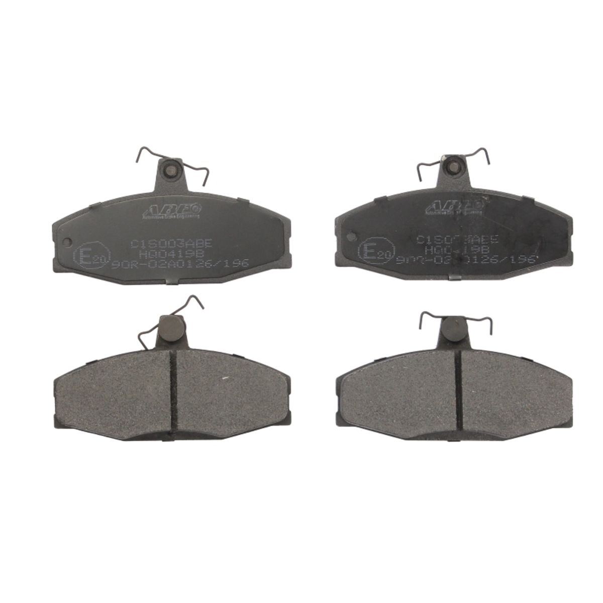 Bremsbelagsatz, Scheibenbremse ABE C1S003ABE