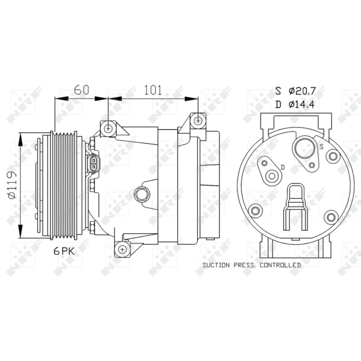 Image of Compressor, airconditioning