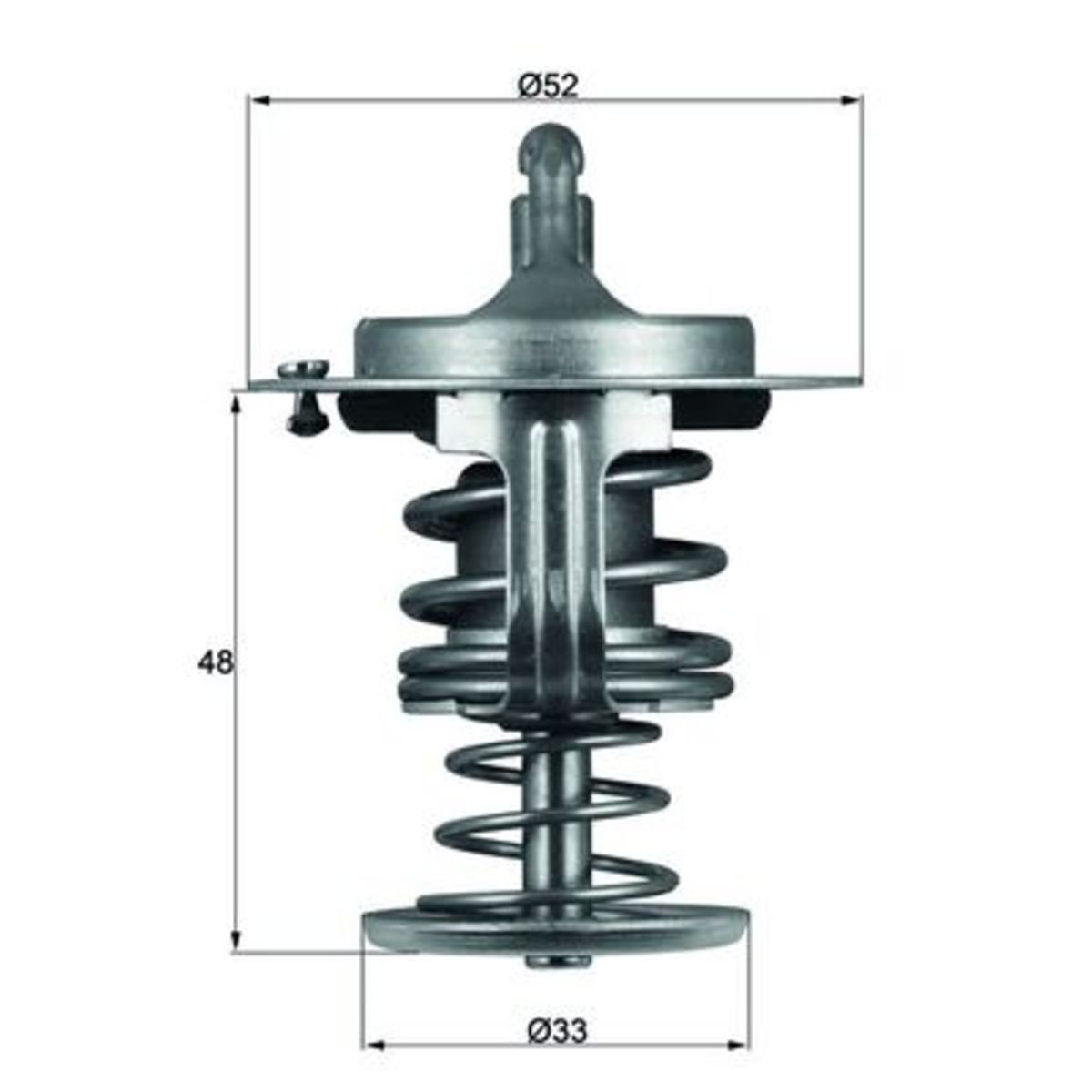 Mahle Thermostat, Kühlmittel Tx 82 80D
