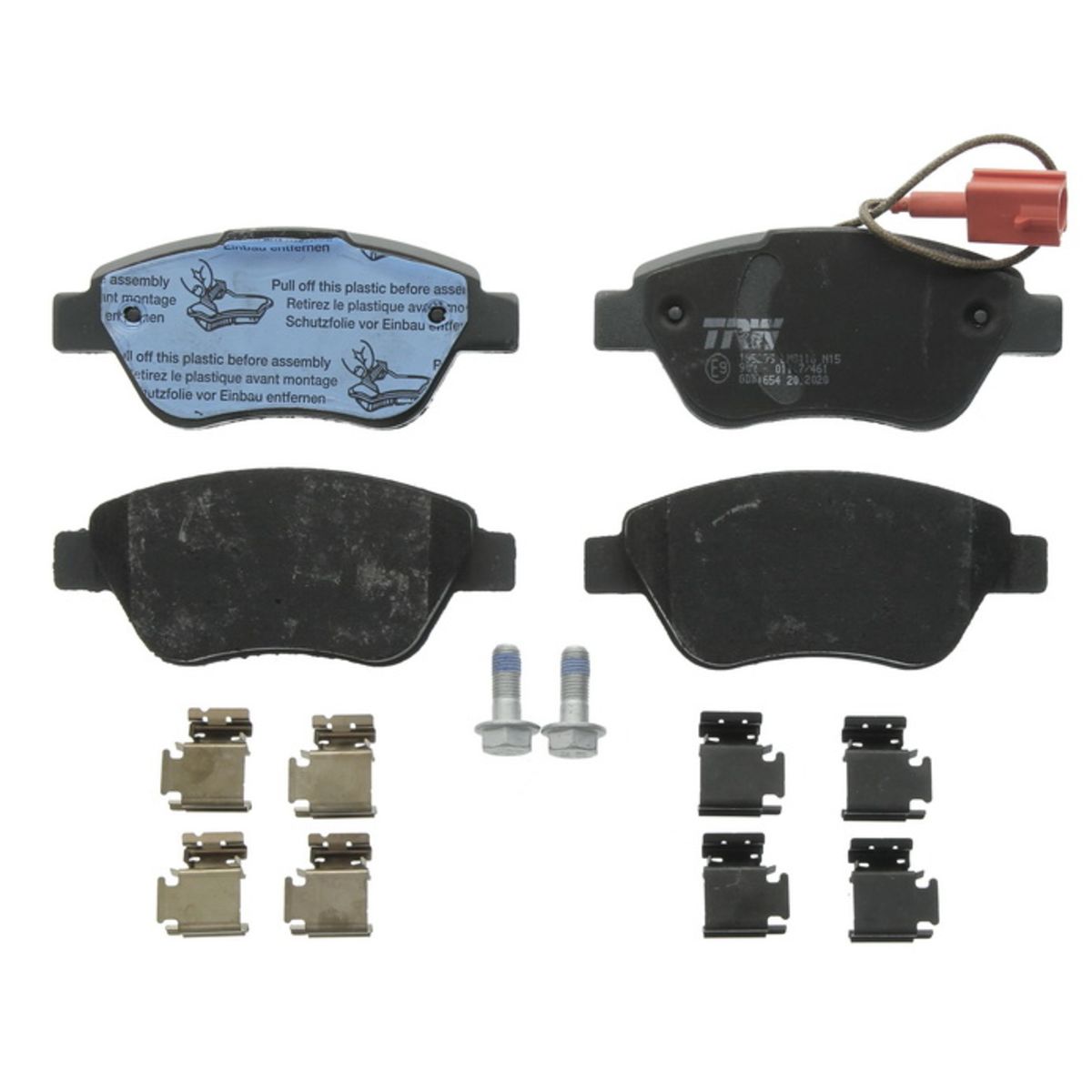 Trw Set Di Pastiglie Freno Gdb1654, Anteriore