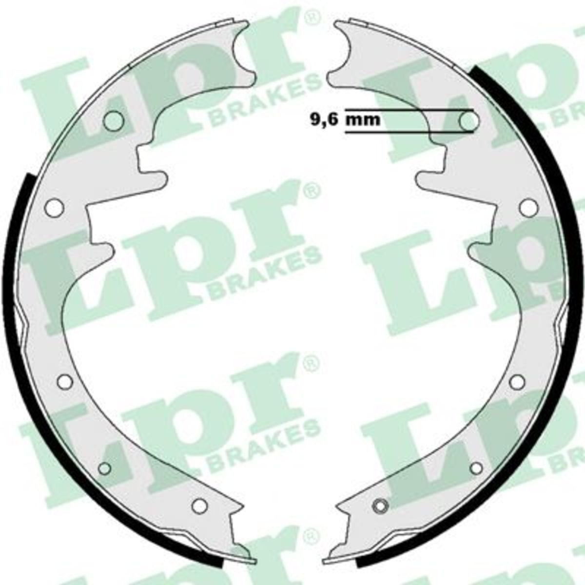 Lpr Bremsbackensatz 08990