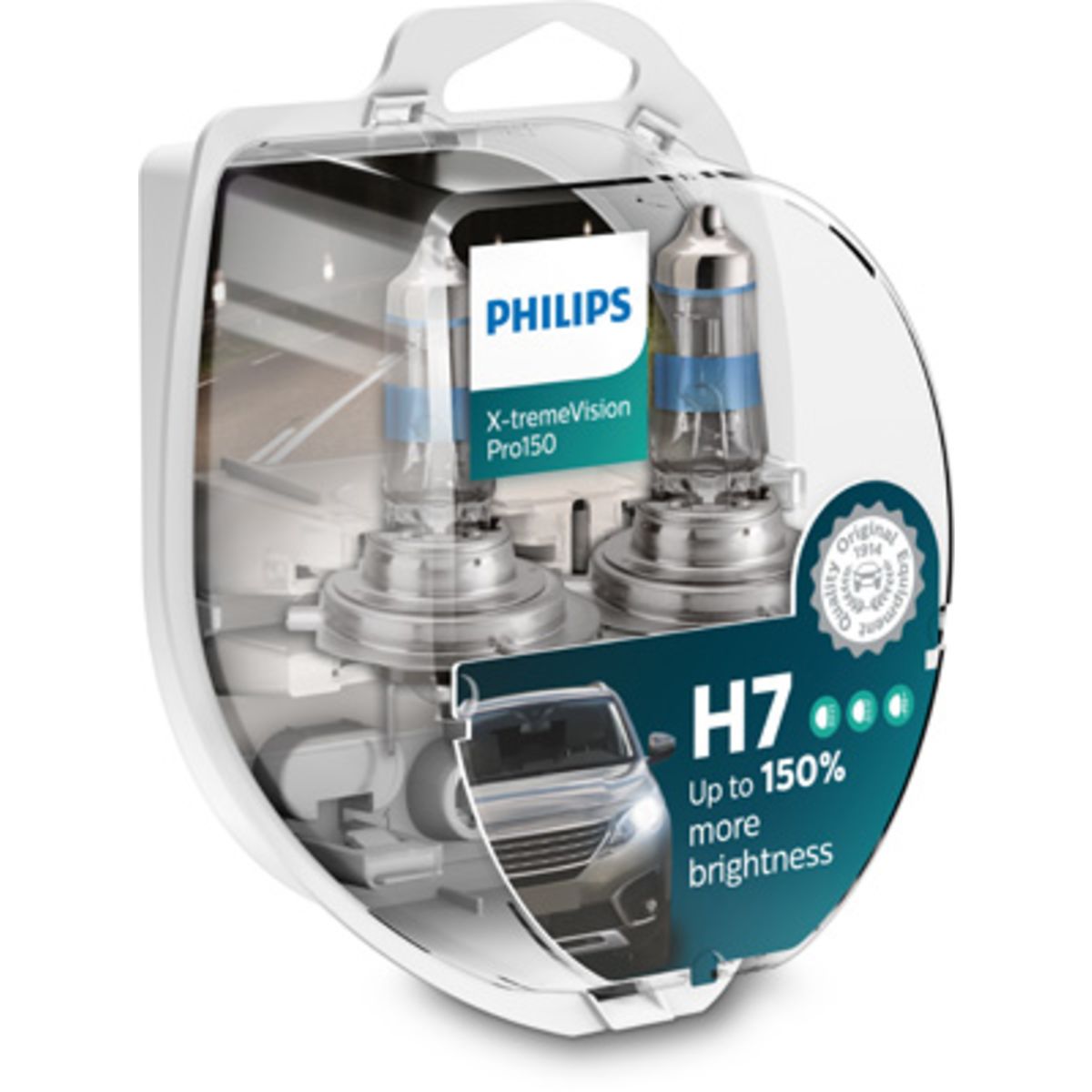 Lamp Halogeen  H7 X-tremeVision Pro150 12V/55W, 2 Stuk