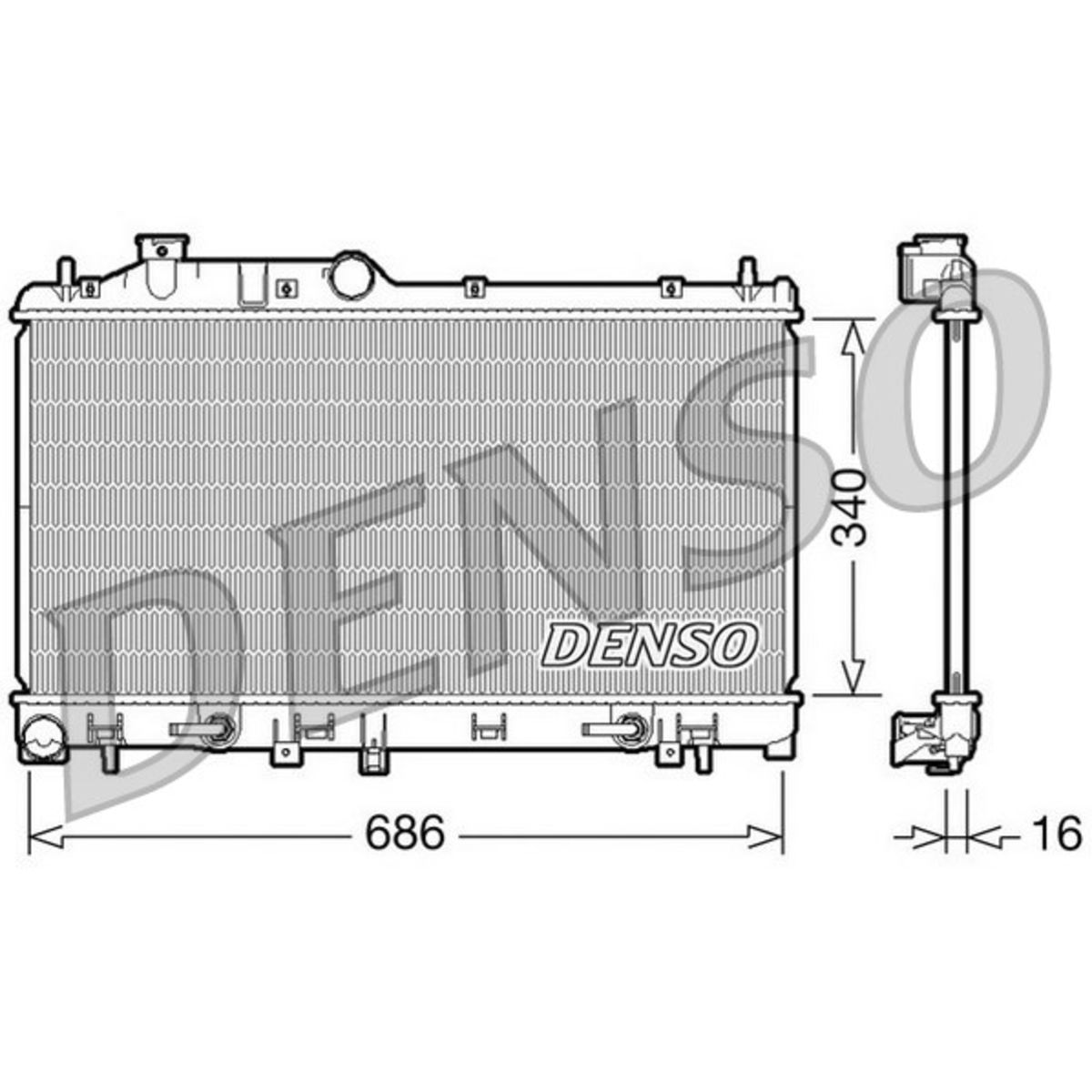Image of Radiator, motorkoeling