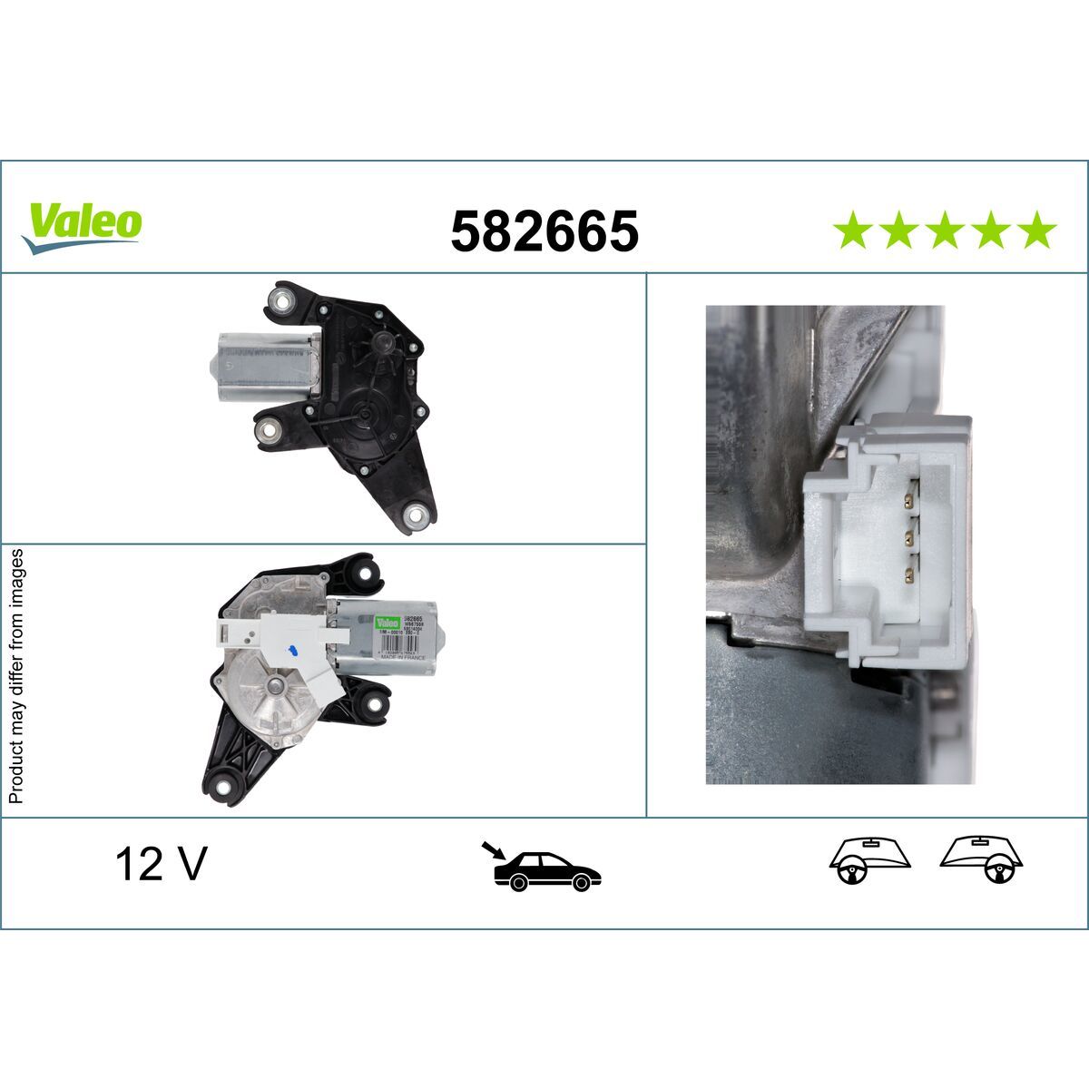 Valeo Moteur D'essuie-Glace 582665