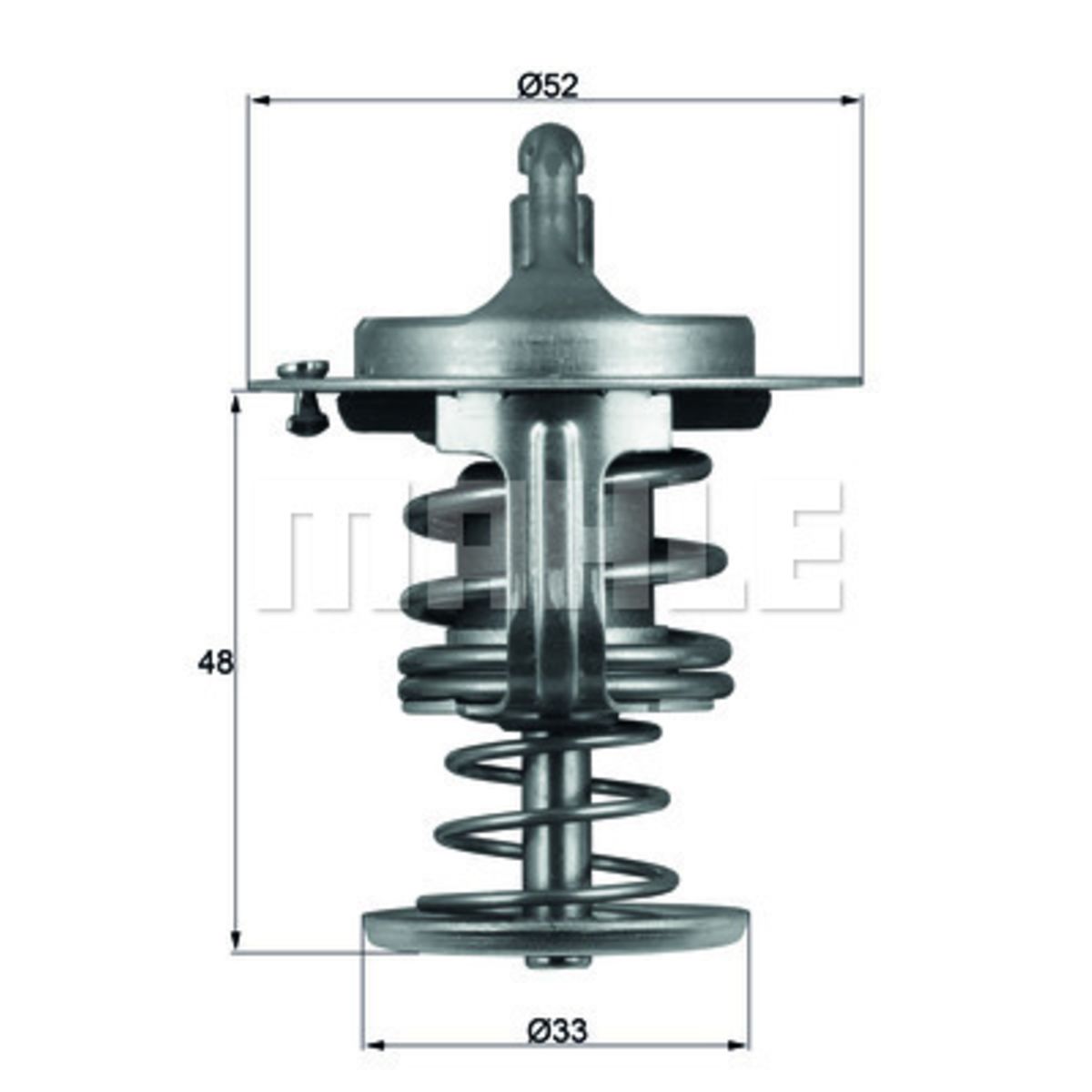 Thermostaat, koelvloeistof MAHLE TX 82 80D