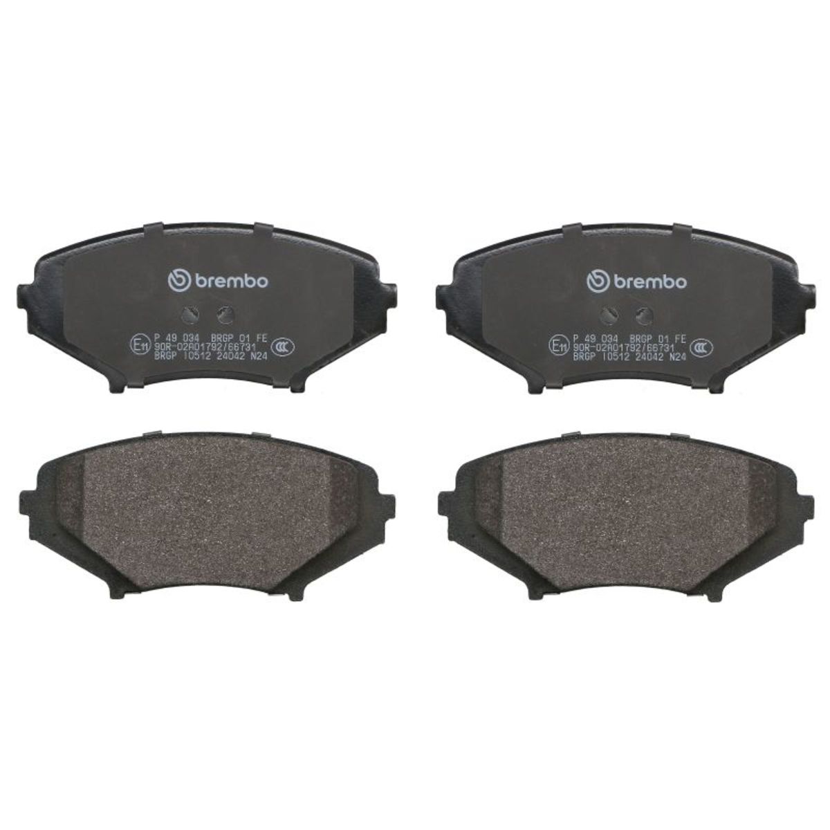 Brembo Jeu De Plaquettes De Frein P 49 034