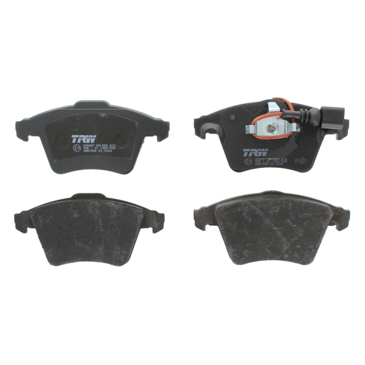 Remblokset TRW GDB1555, voor