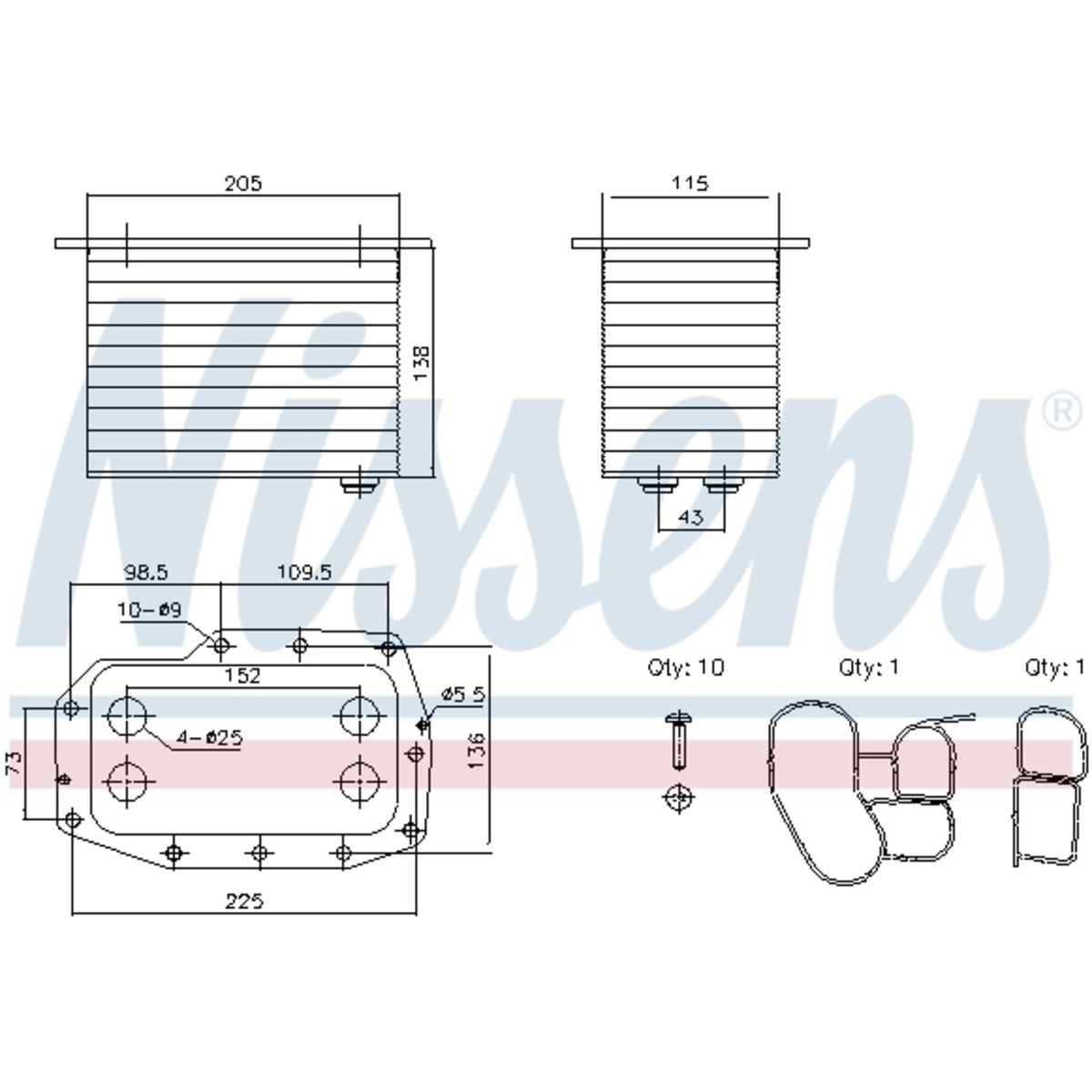Image of Olie radiator, motorolie