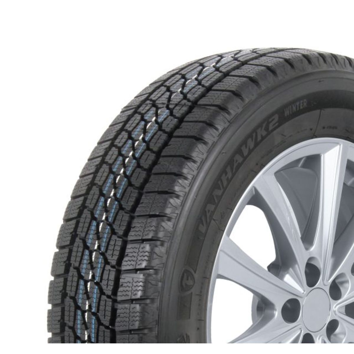 205 65 16C 2x FIRESTONE 205/65 R16C 107/105T Vanhawk 2 Pneus D'Hiver 2021 8mm - Image 3