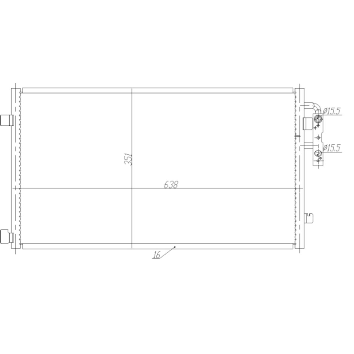 Image of Condensor, airconditioning