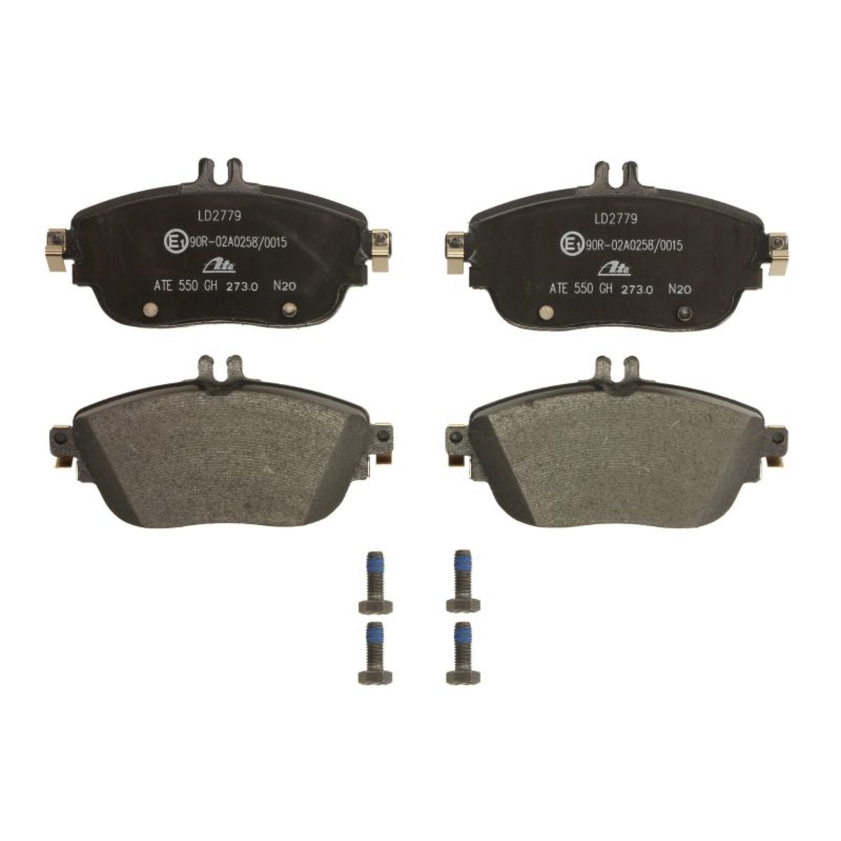 Bremsbelagsatz ATE 13.0470-2779.2, Vorne, Keramik