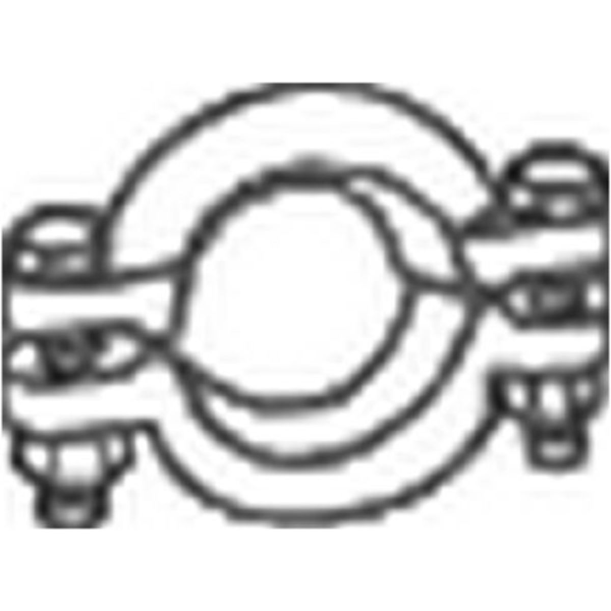 Image of U-klem, uitlaatsysteem  254-702