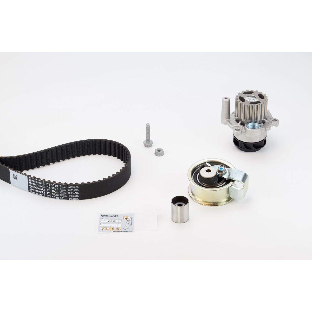 Image of Waterpomp+distributieriem set CONTINENTAL