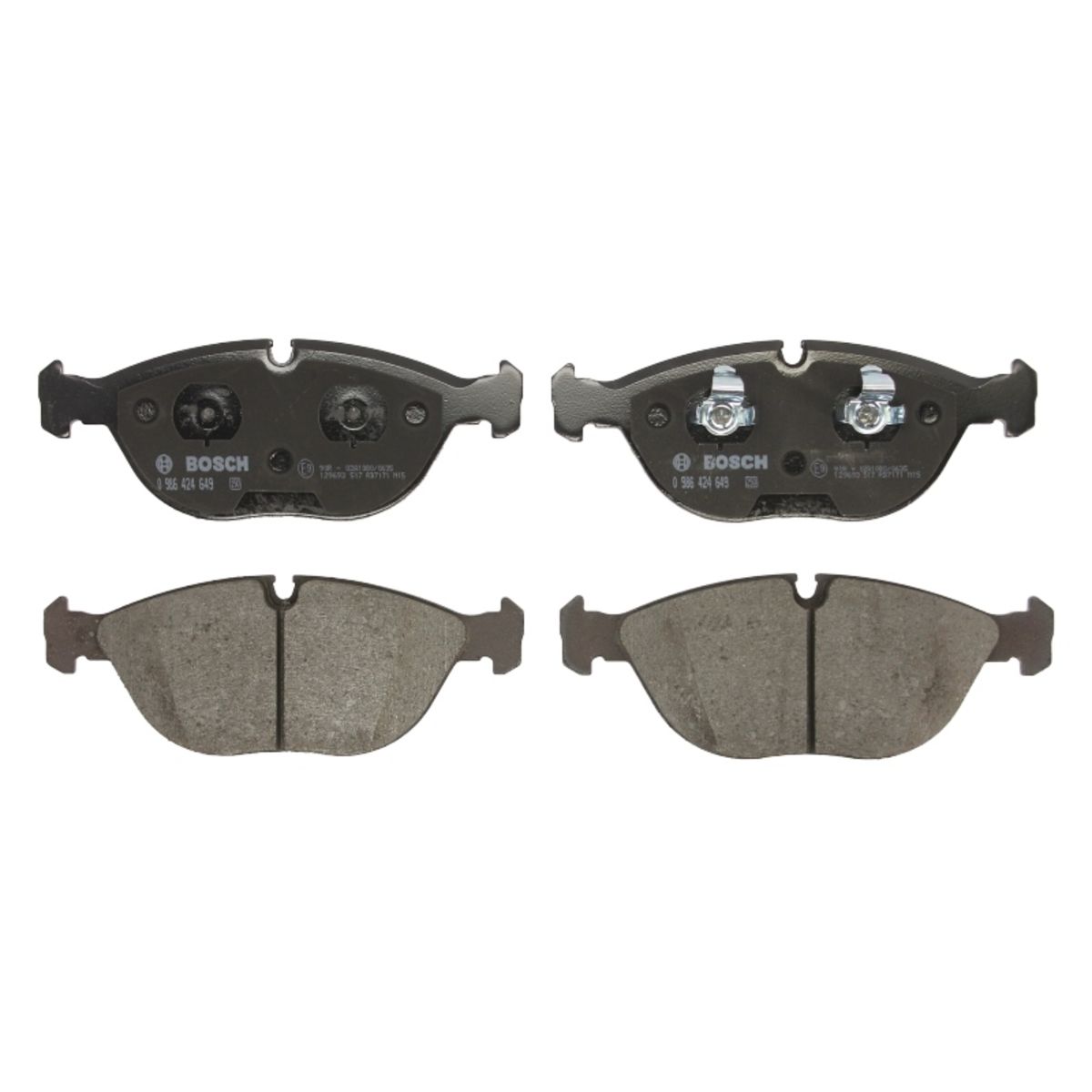 Bosch Jeu De Plaquettes De Frein 0 986 424 649, Avant