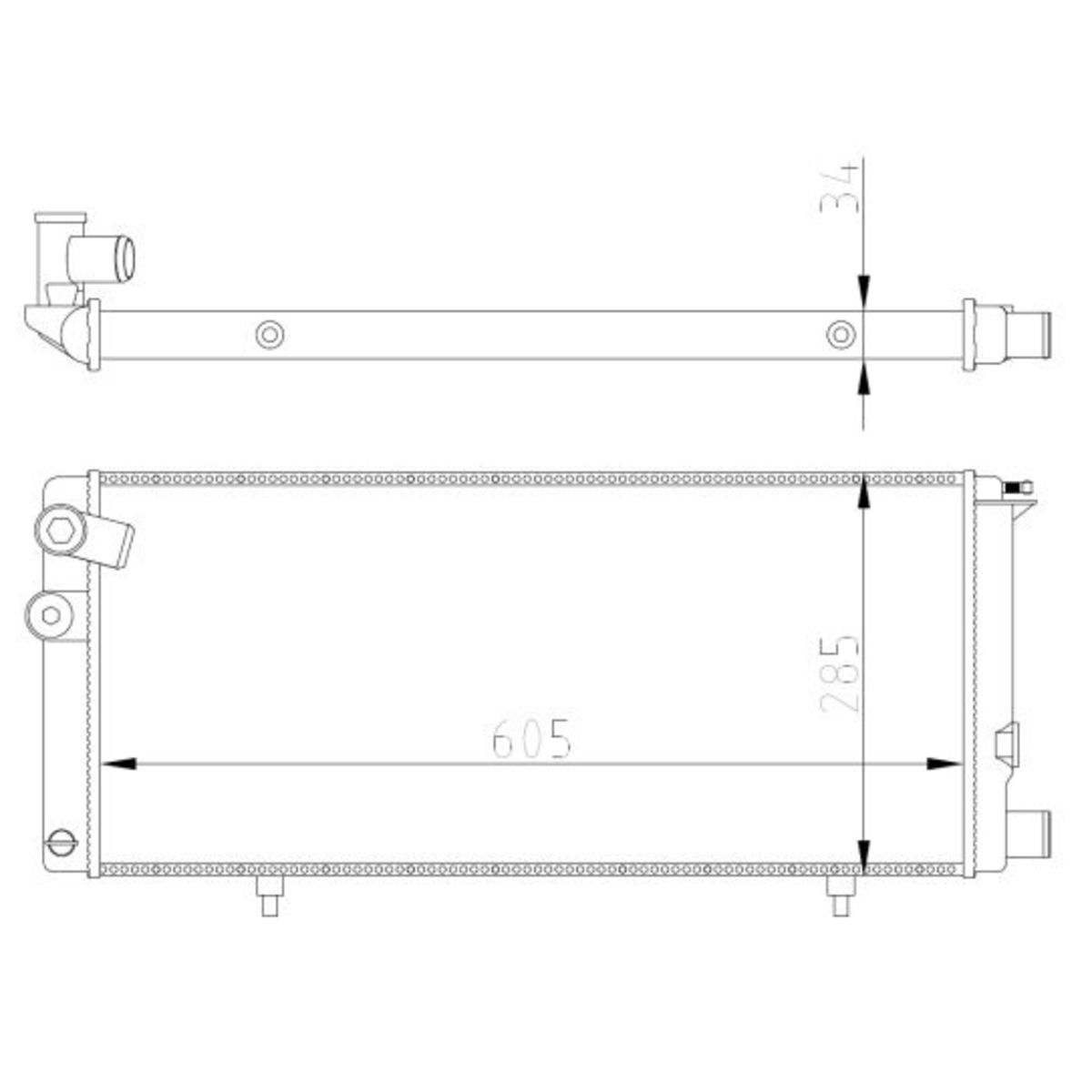 Image of Radiator, motorkoeling Economy Class