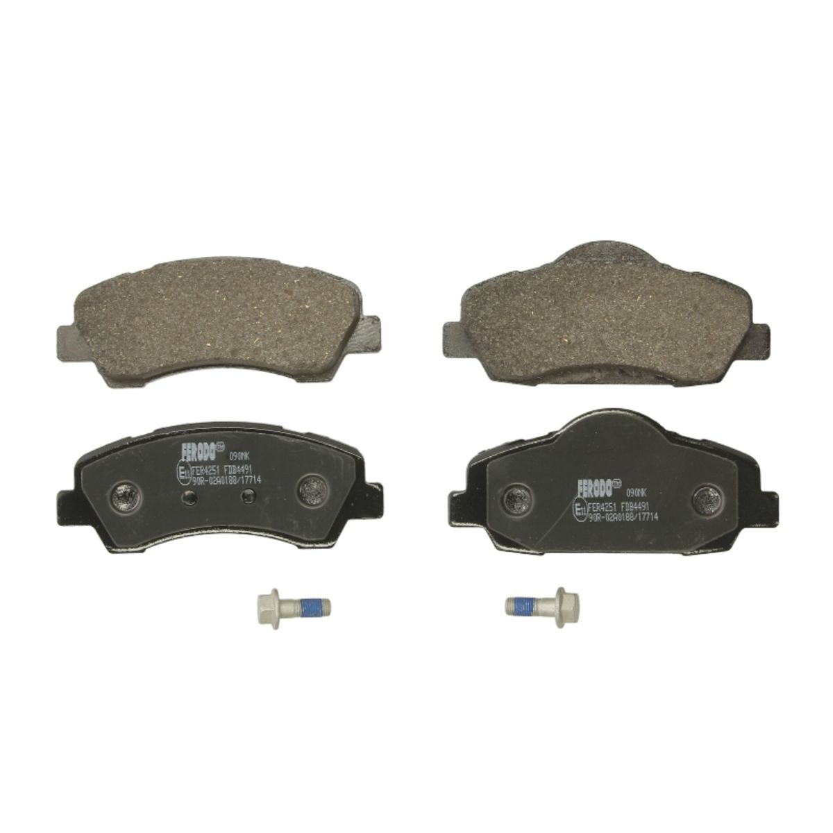 Ferodo Set Di Pastiglie Freno Fdb4491, Anteriore