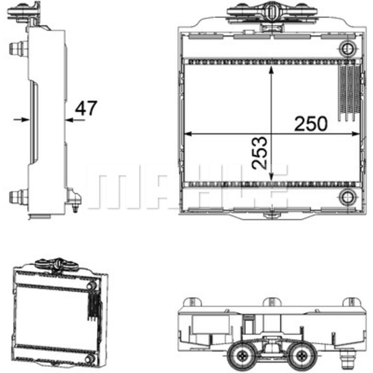 Image of Radiator, motorkoeling   links