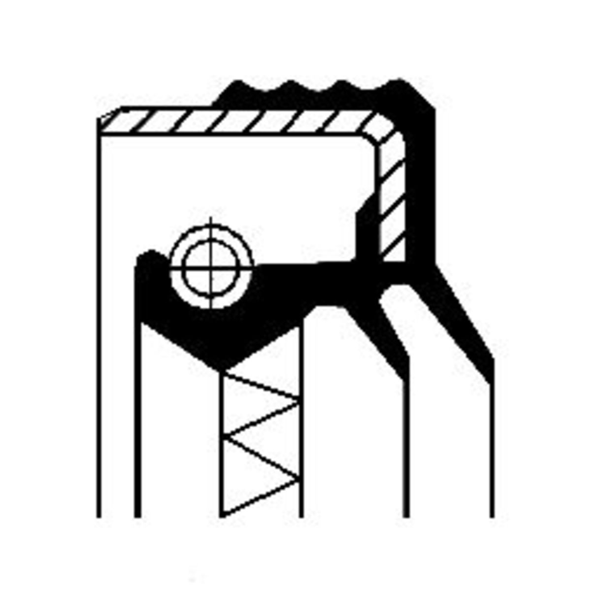 Image of Asafdichting aandrijfverdeler