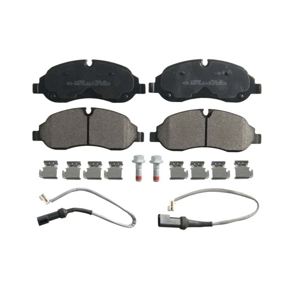 Set di pastiglie freno BRECK 22034 00 703 00, anteriore