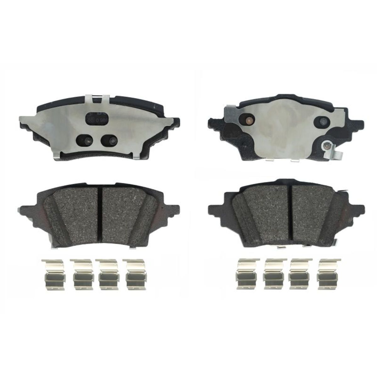 Pastiglie freno Low-Metallic 0 986 424 911 BOSCH per TOYOTA SUZUKI MAZDA - Immagine 7