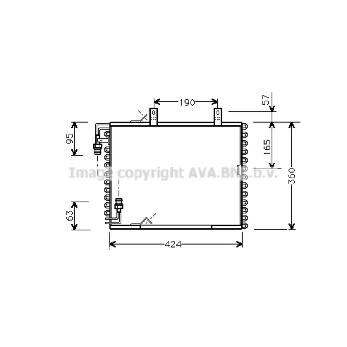 Image of Condensator, airconditioning