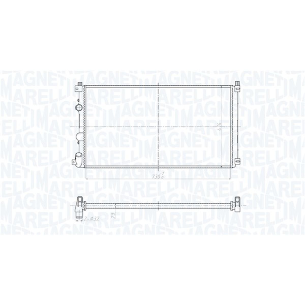Magneti Marelli Radiatore 350213209500