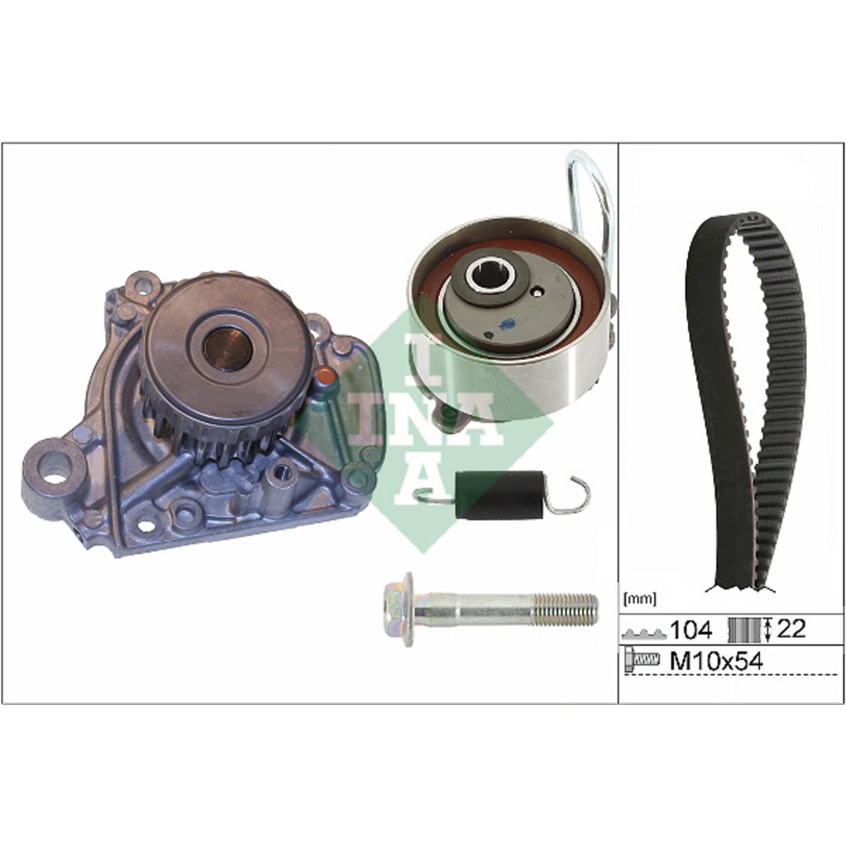 Schaeffler Ina Kit Distribution Avec Pompe À Eau 530 0506 31