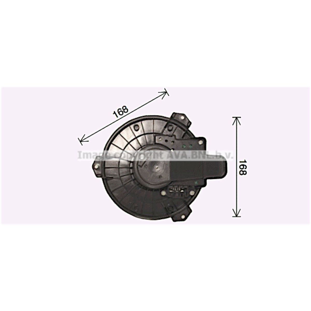Motore elettrico, ventola interna AVA COOLING TO8751