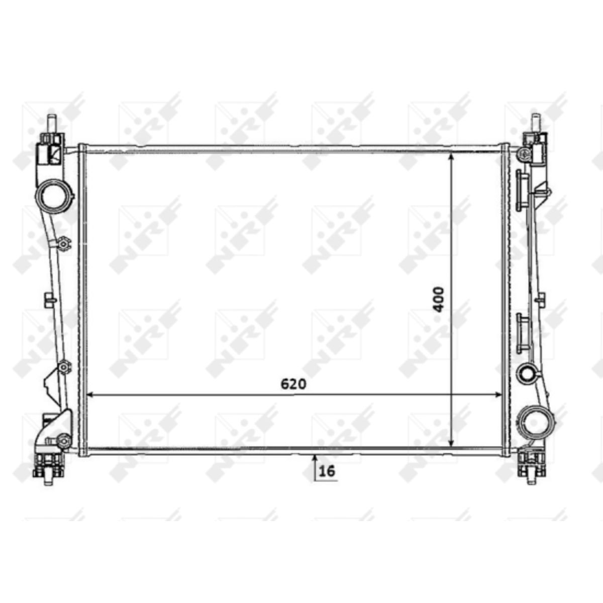 Nrf Radiator, Motorkoeling 53935