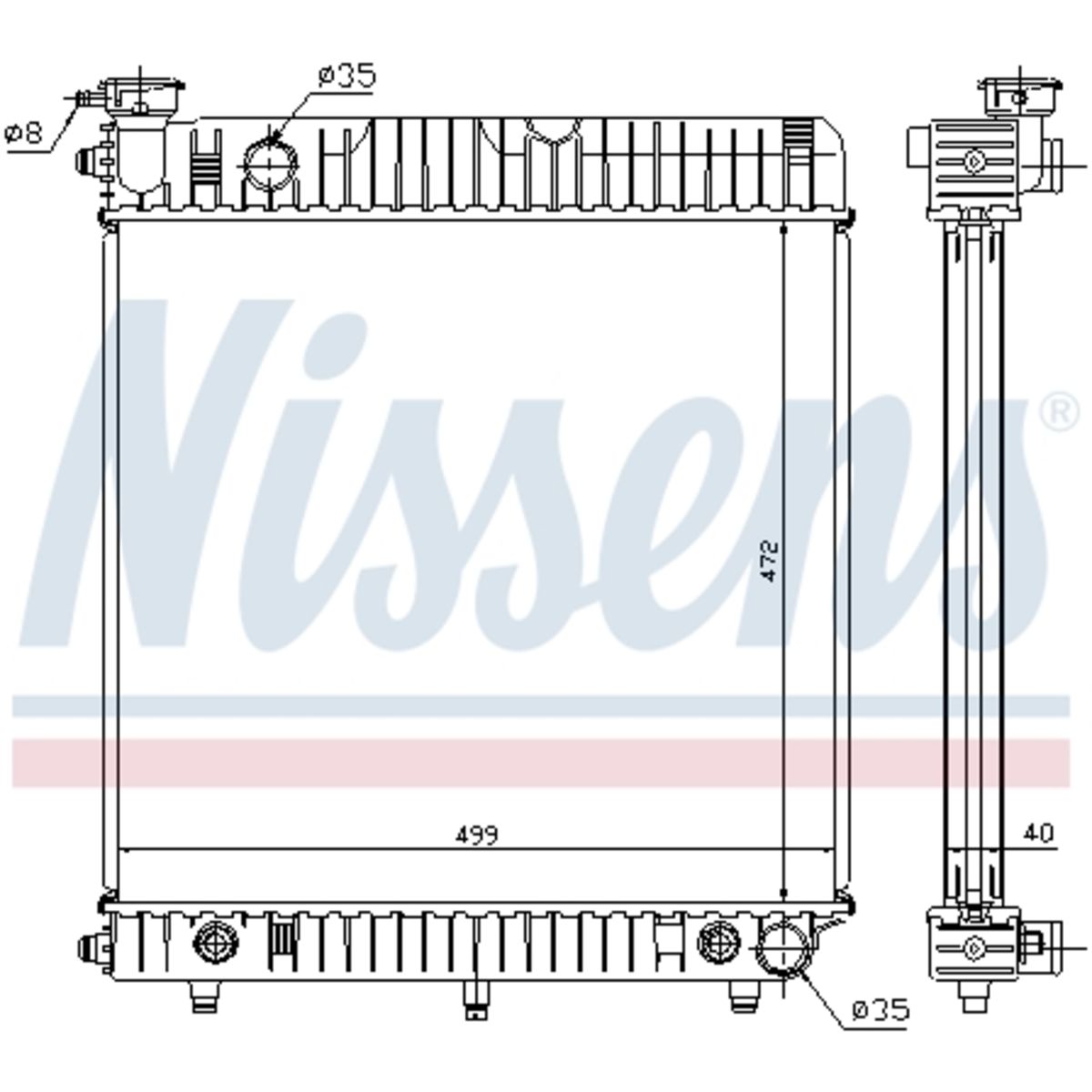Image of Radiator, motorkoeling
