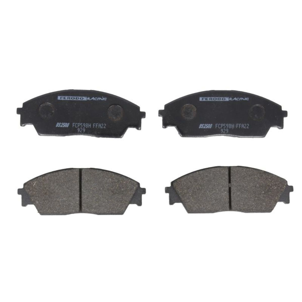 Jeu de plaquettes de frein FERODO Performance FDS598, avant