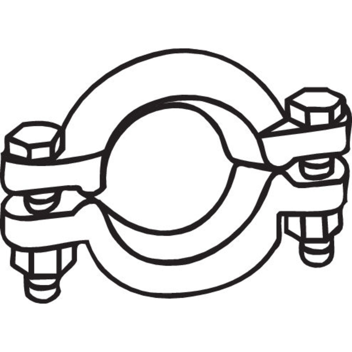 Bosal Pezzo Di Fissaggio, Sistema Di Scarico 254-702