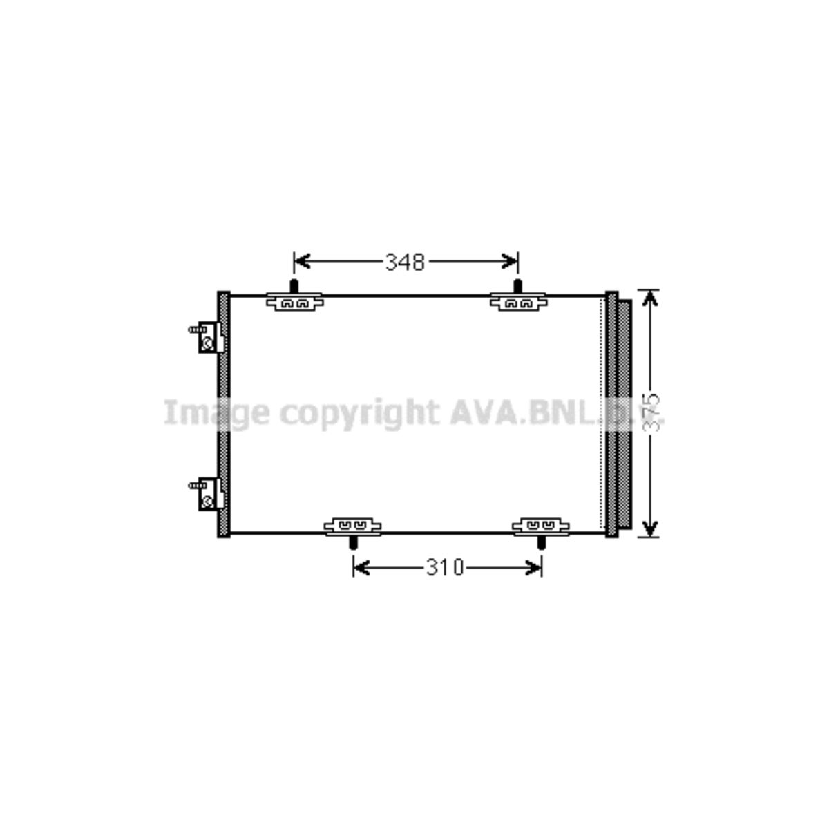 Image of Condensator, airconditioning   AVA