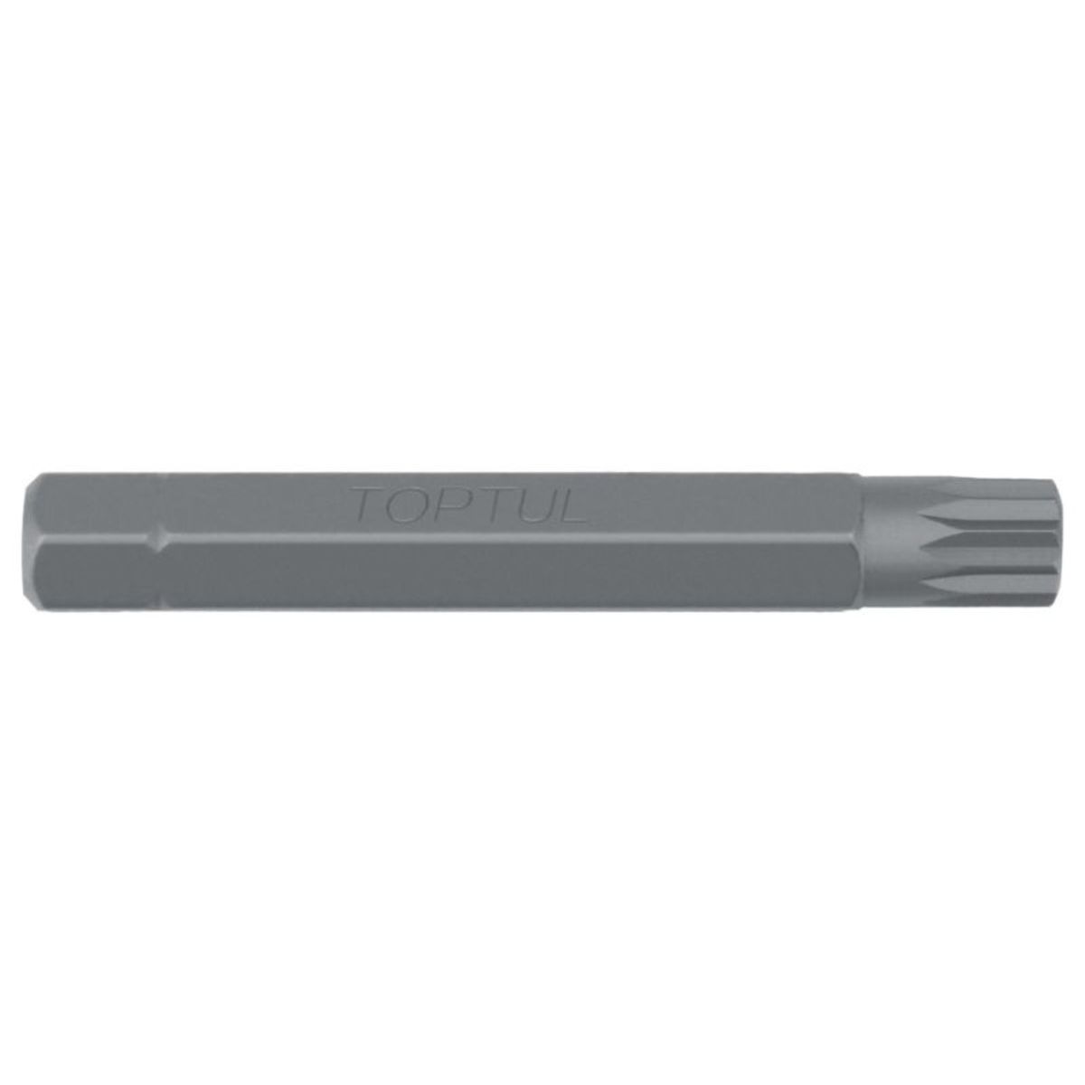 Image of Zeskantschroevendraaier bit TORX  10mm 12-kant, spline TM9.5 Lengte: 75mm