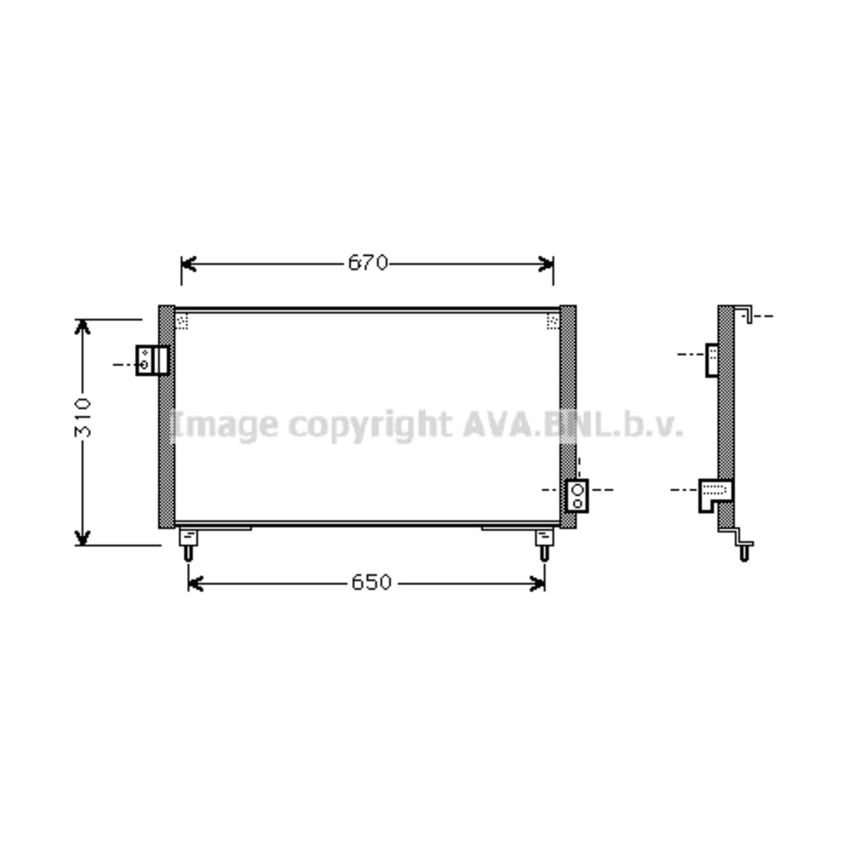 Image of Condensator, airconditioning