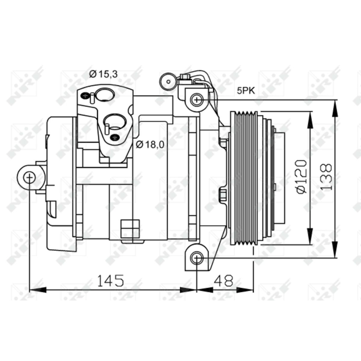 Nrf Compressore Aria Condizionata 32470