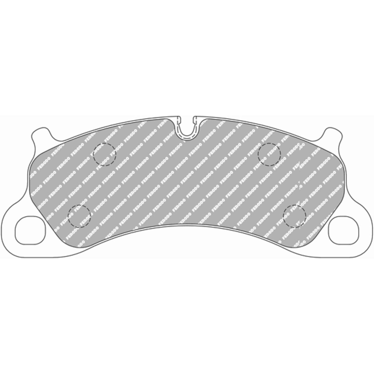 Jeu de plaquettes de frein FERODO FCP4955H
