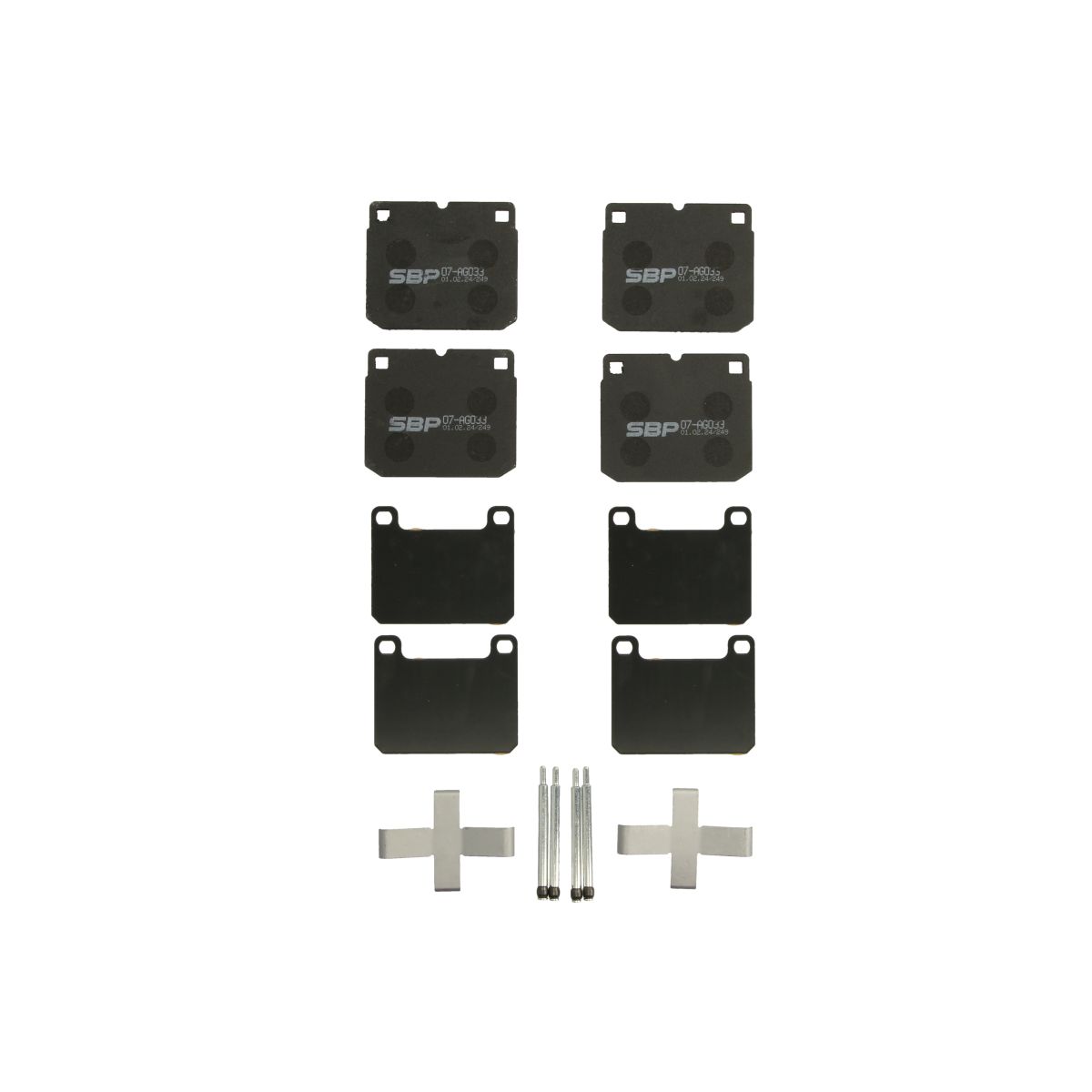 Remblokset, schijfrem SBP 07-AG033