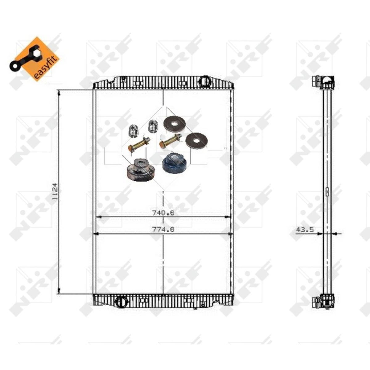 Nrf Radiator, Motorkoeling 509698