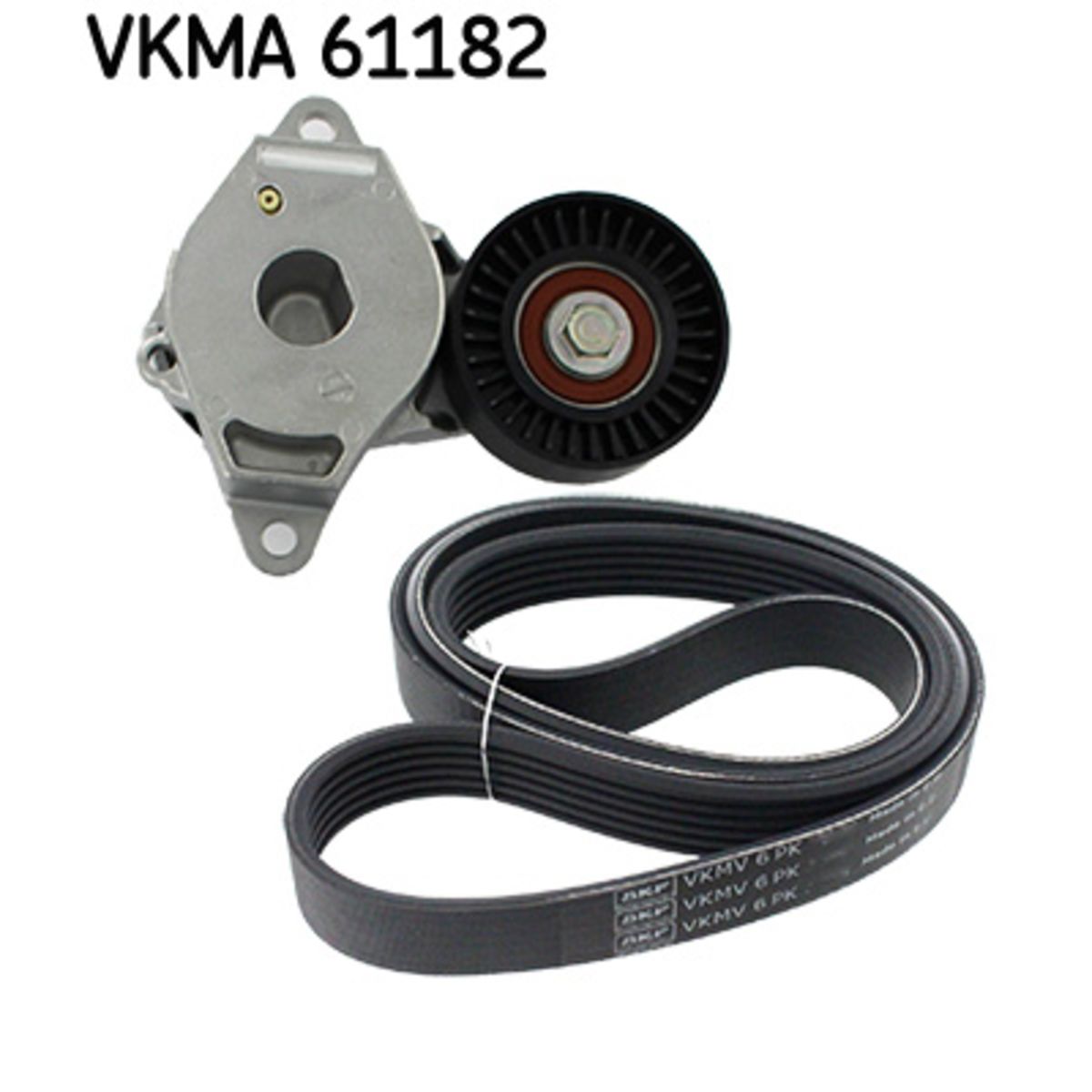 Image of Poly V-riemset (met poelies)