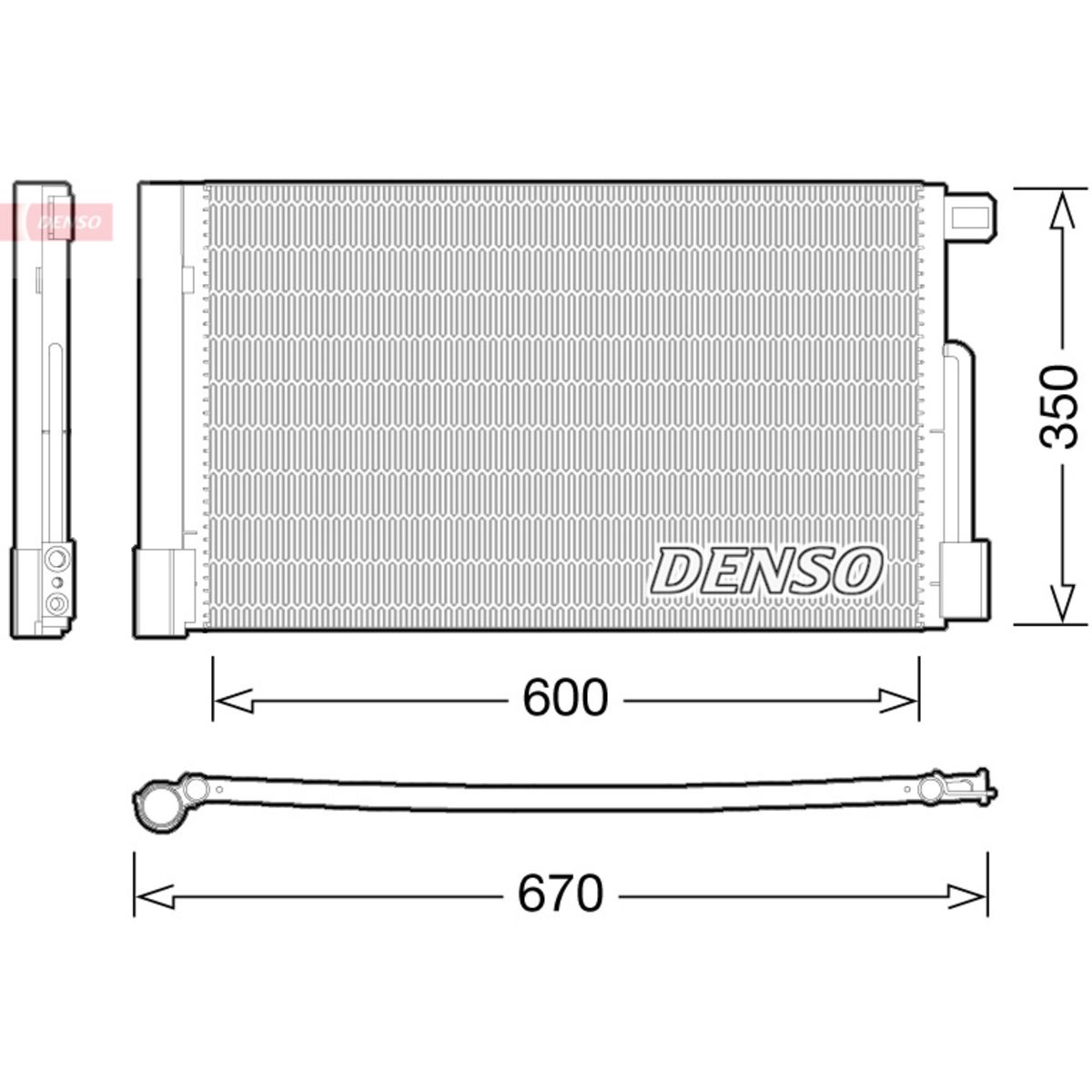 Kondensator, Klimaanlage DENSO DCN01004