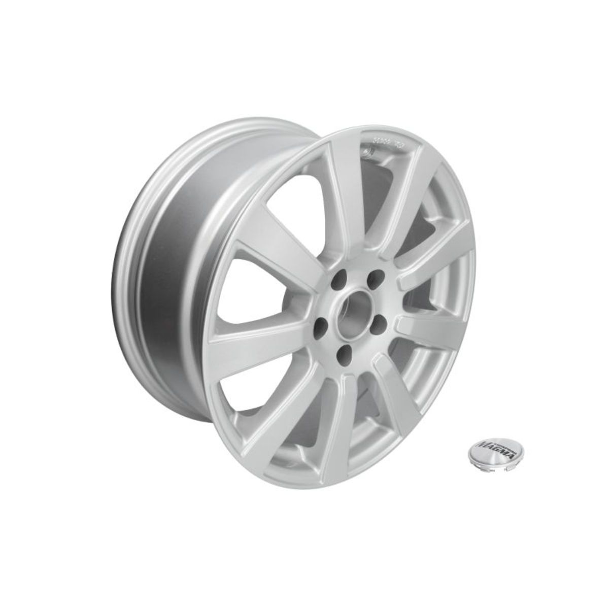 Alufelge 17 zoll MAGMA Interio 5x112 8J ET35, Farbe Silber