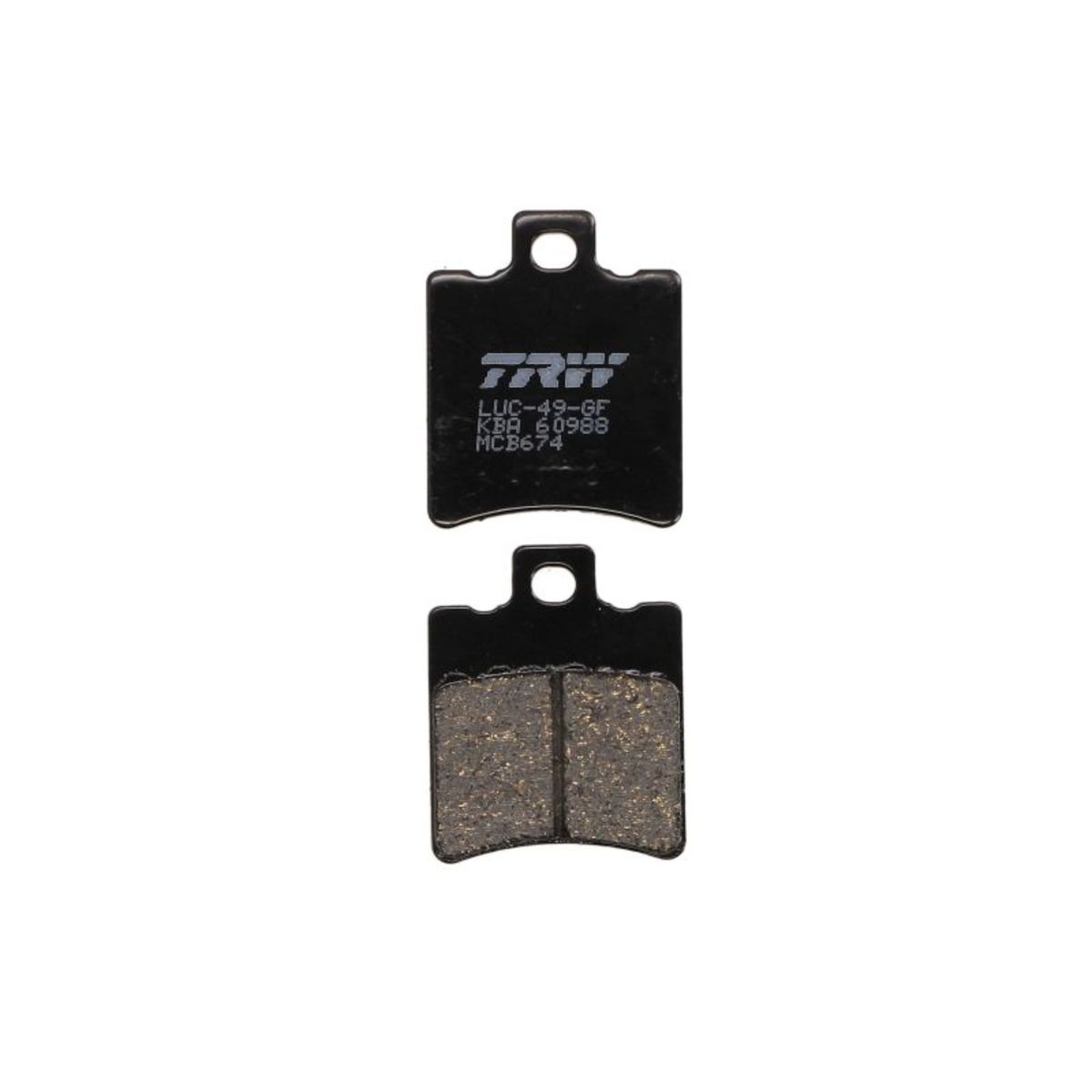 Jeu de plaquettes de frein TRW MCB674