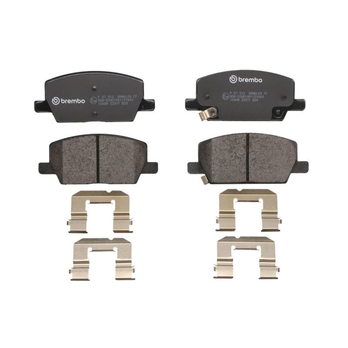 Brembo Bremsbelagsatz P 07 012