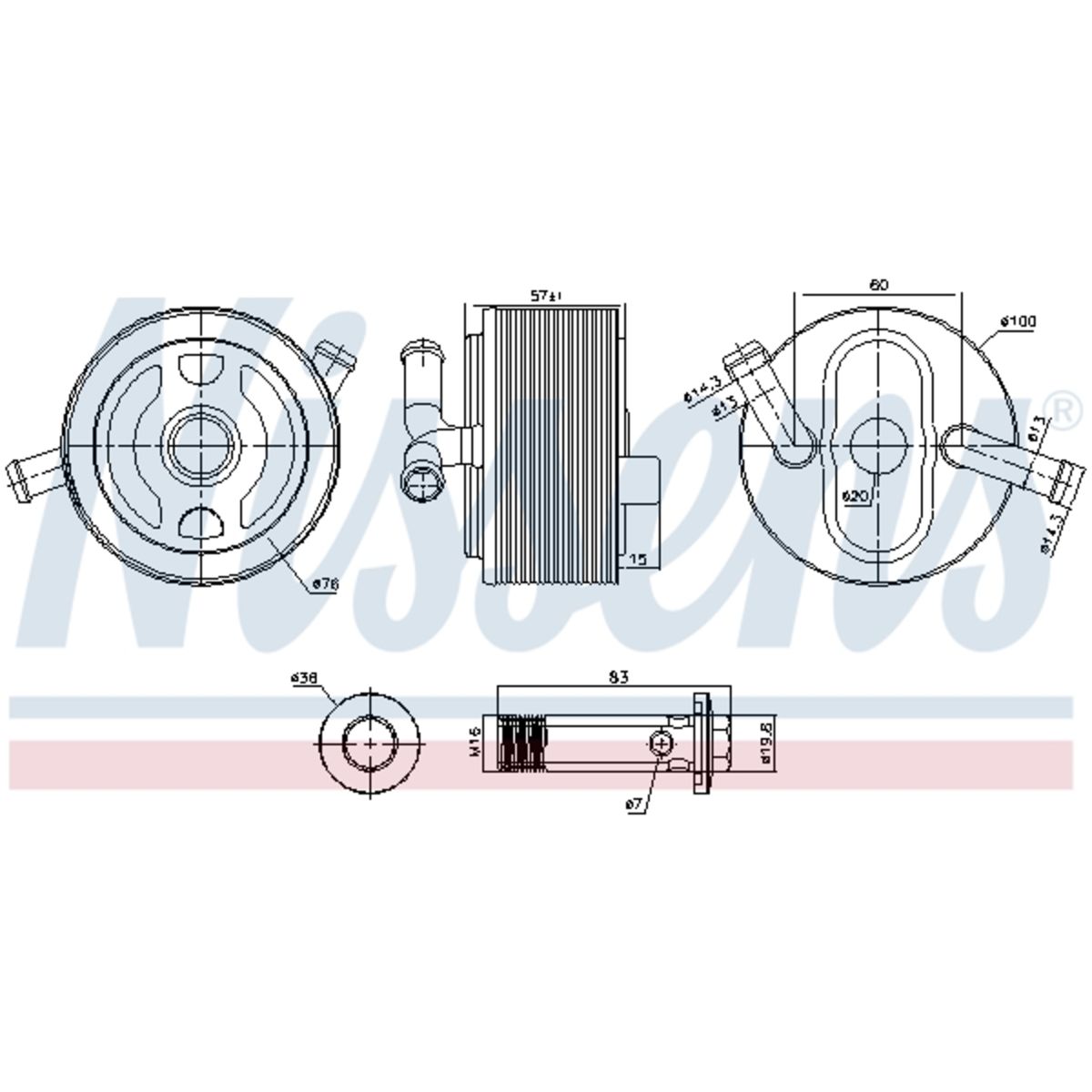 Image of Olie radiator, motorolie