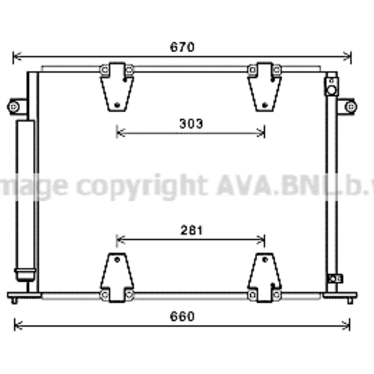 Image of Condensator, airconditioning   AVA
