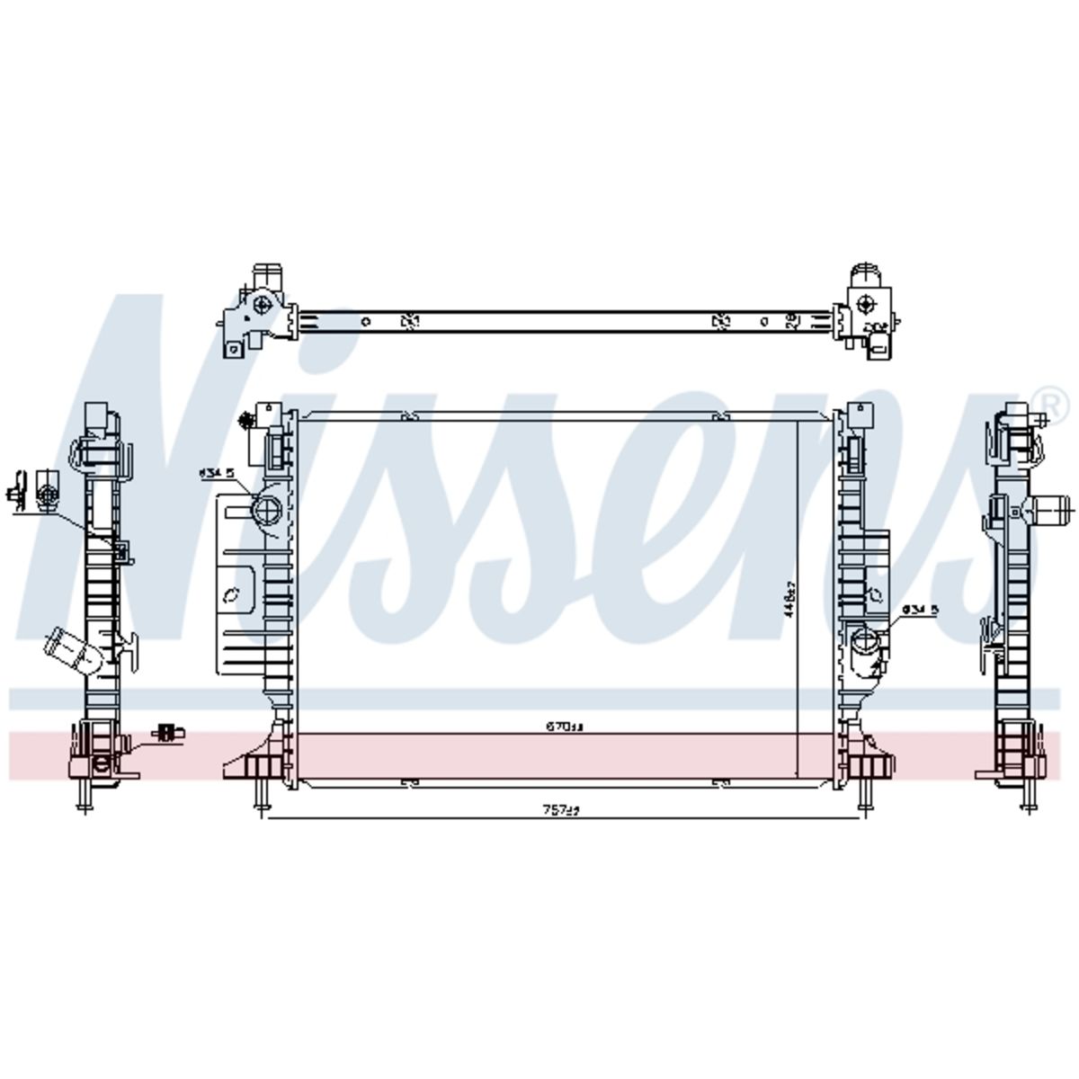 Image of Radiator, motorkoeling