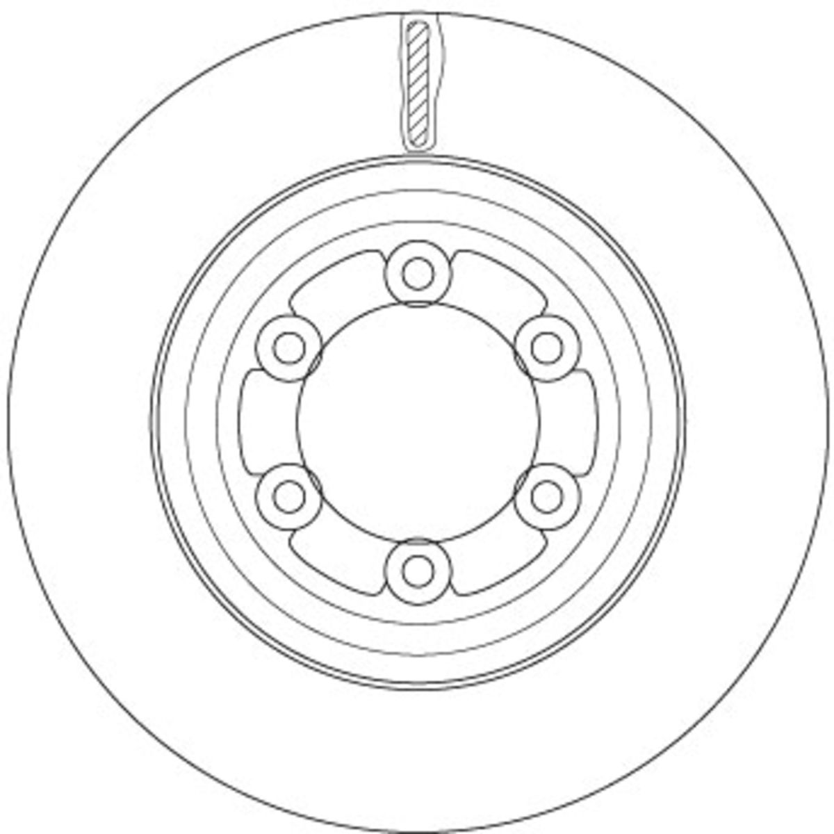 Trw Disque De Frein Df6736s, 1 Pièce